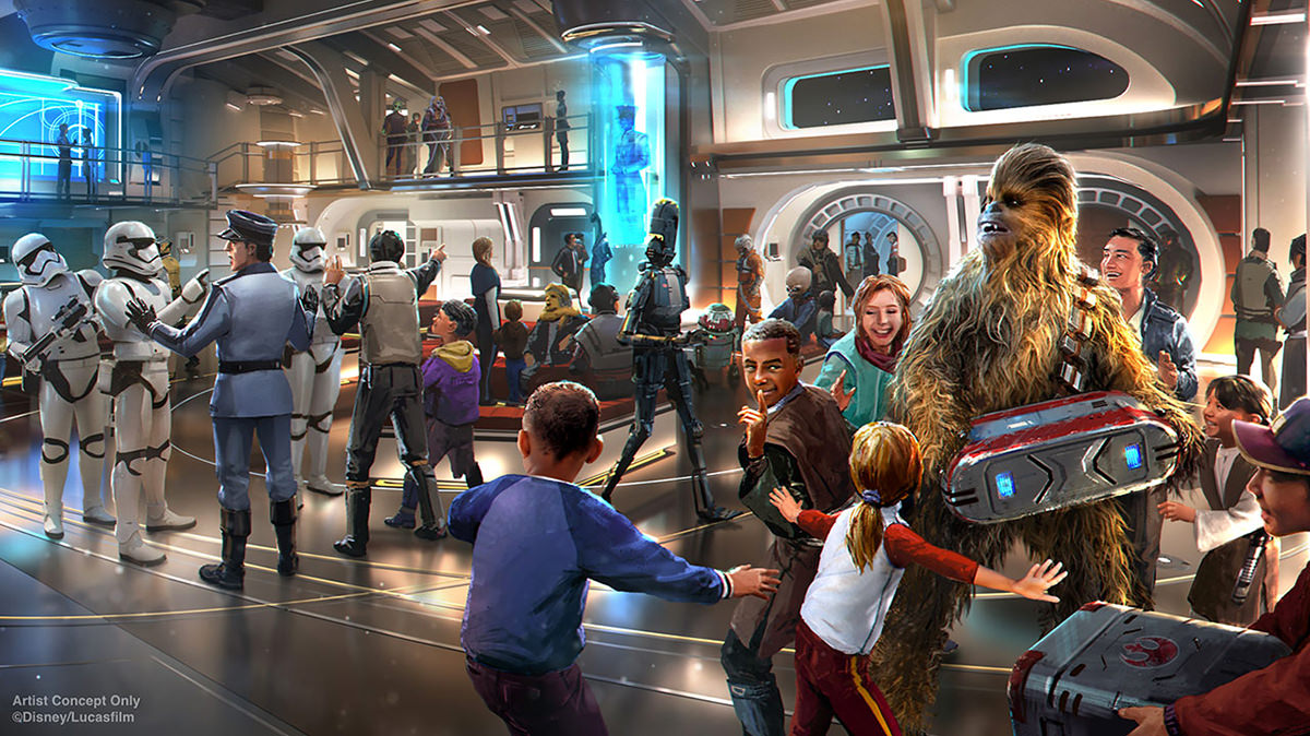 An artists concept for what it's like aboard The Halcyon.