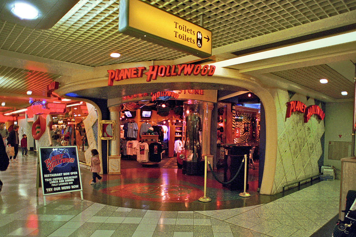 Planet Hollywood Gatwick Airport