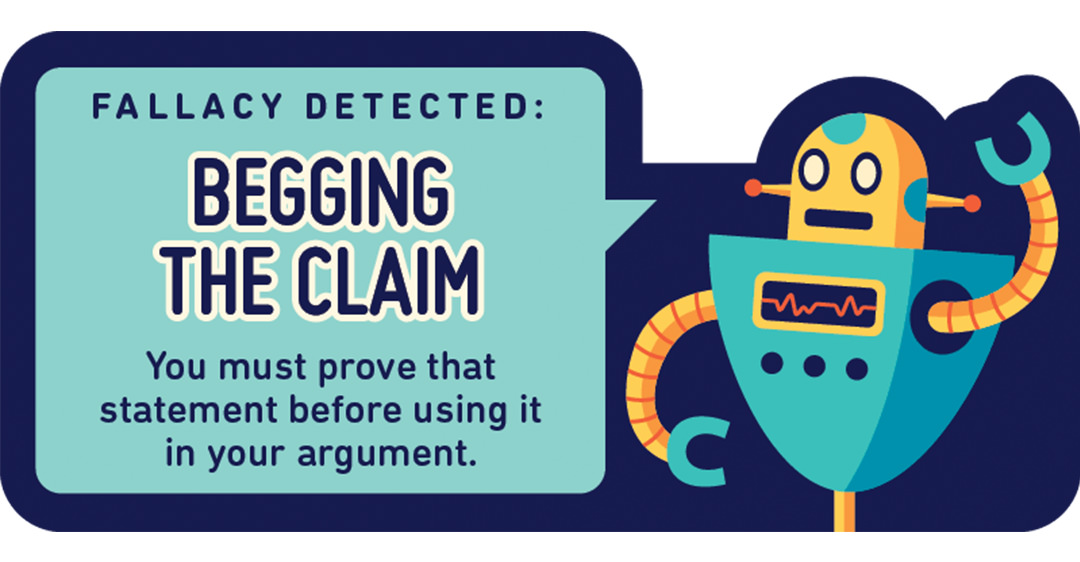 It s logical. Logical fallacy alphabet soup.