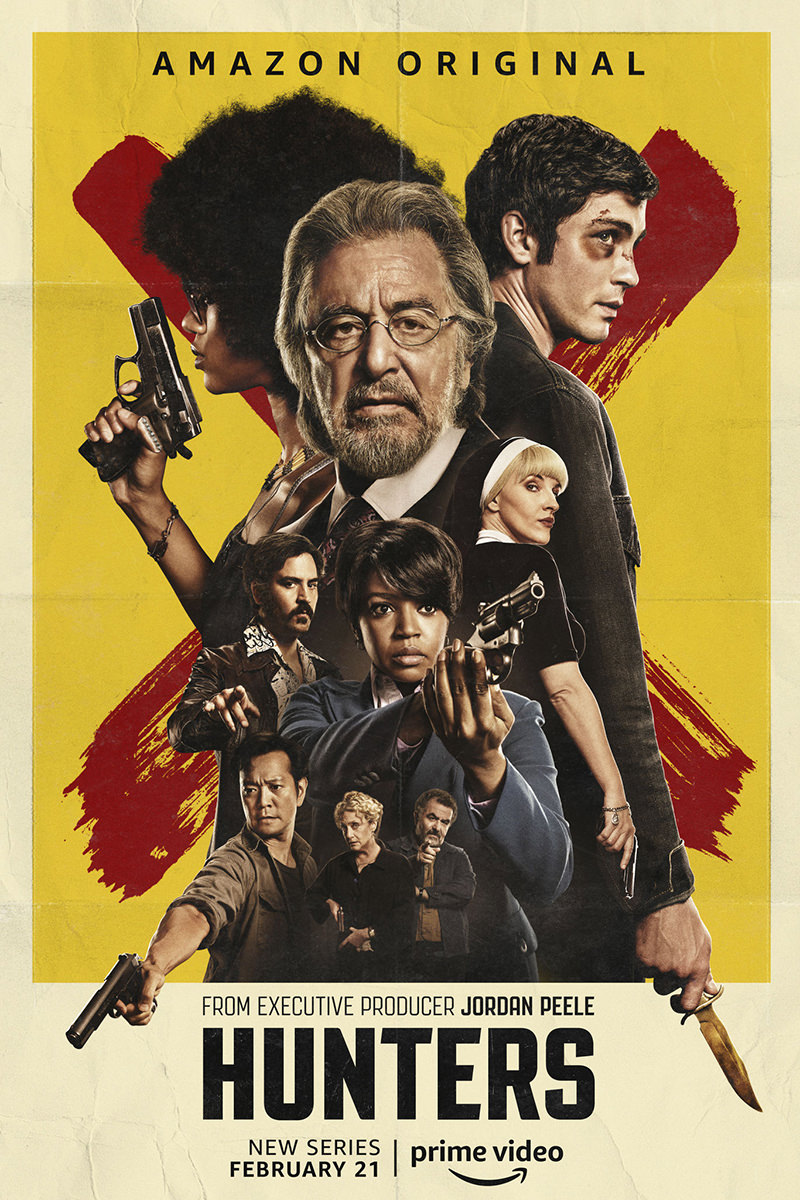 A poster for Amazon Prime's Hunters.