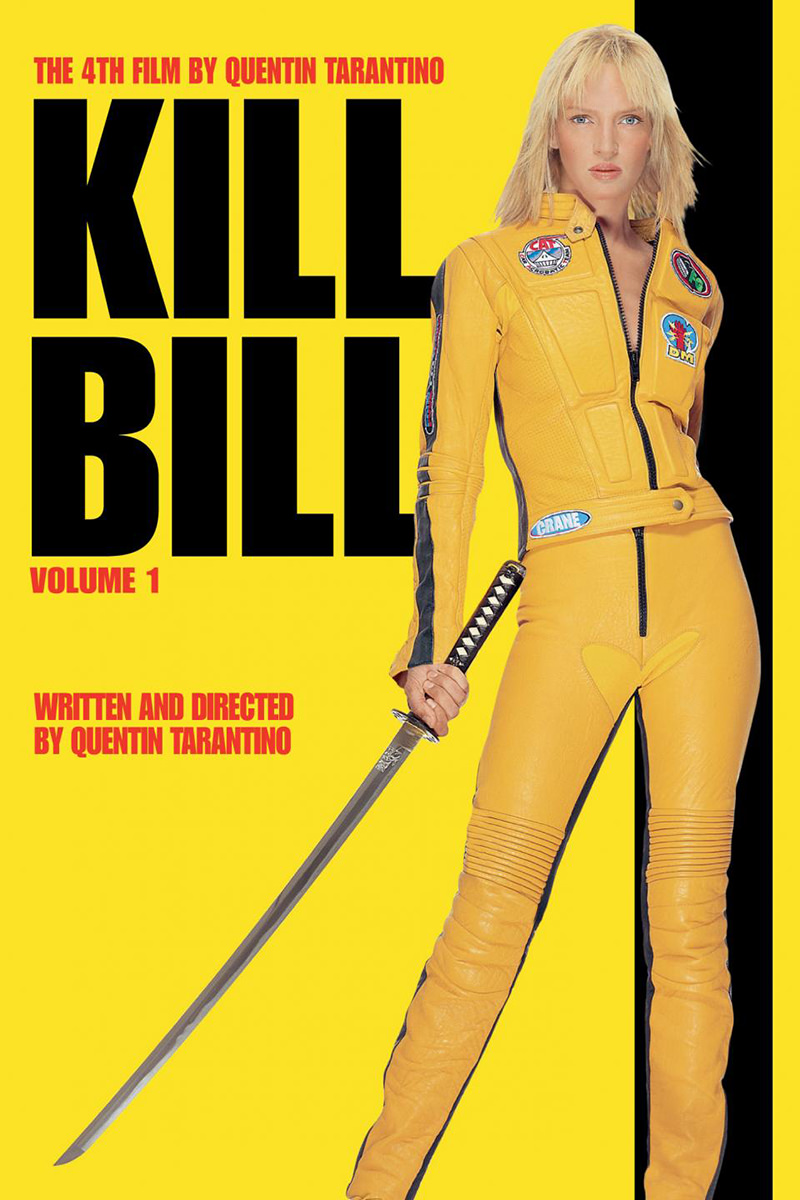 Kill Bill Volume 1 Movie Poster with Uma Thurman