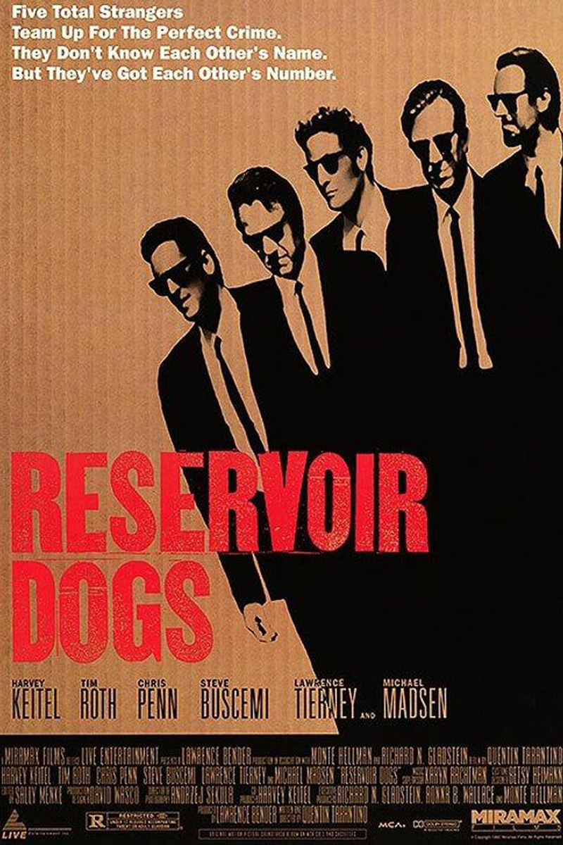 Quentin Tarantino's Reservoir Dogs Movie Poster.