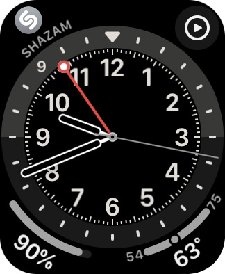 GMT watch face.