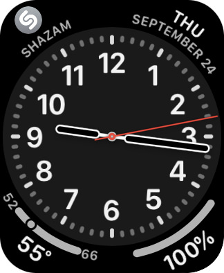 Watch face with the DATE on it.