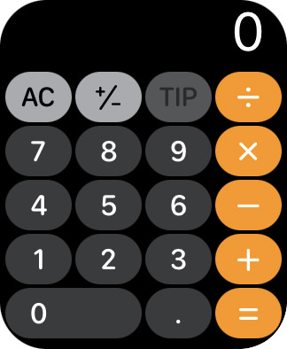 A mini calculator on my Apple Watch!