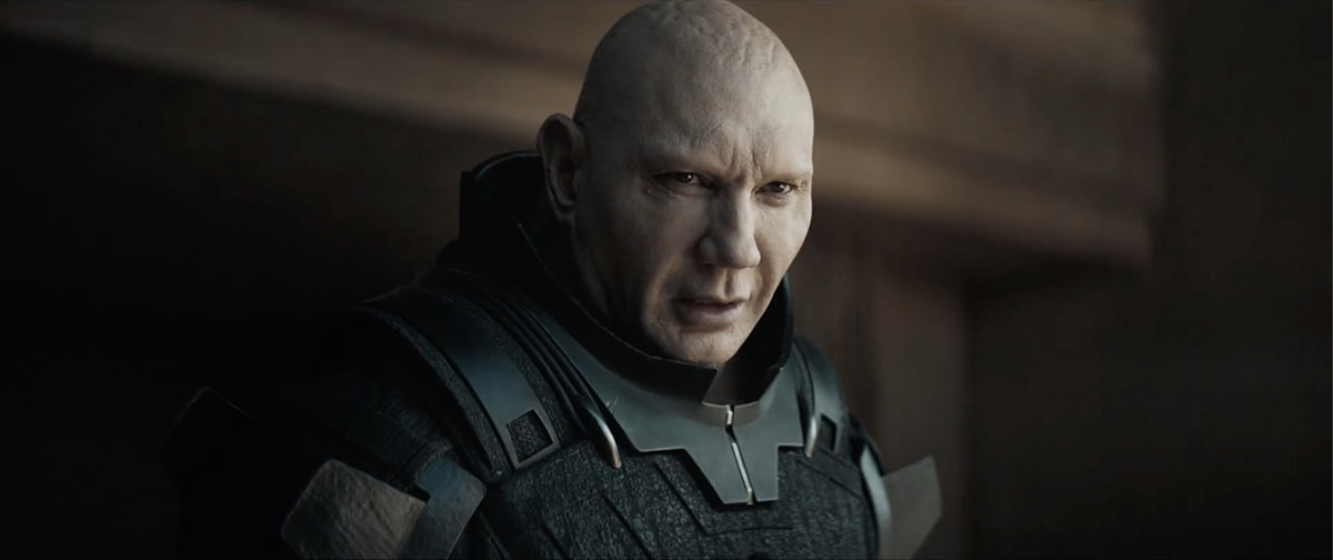 Dave Bautista as The Beast Rabban.