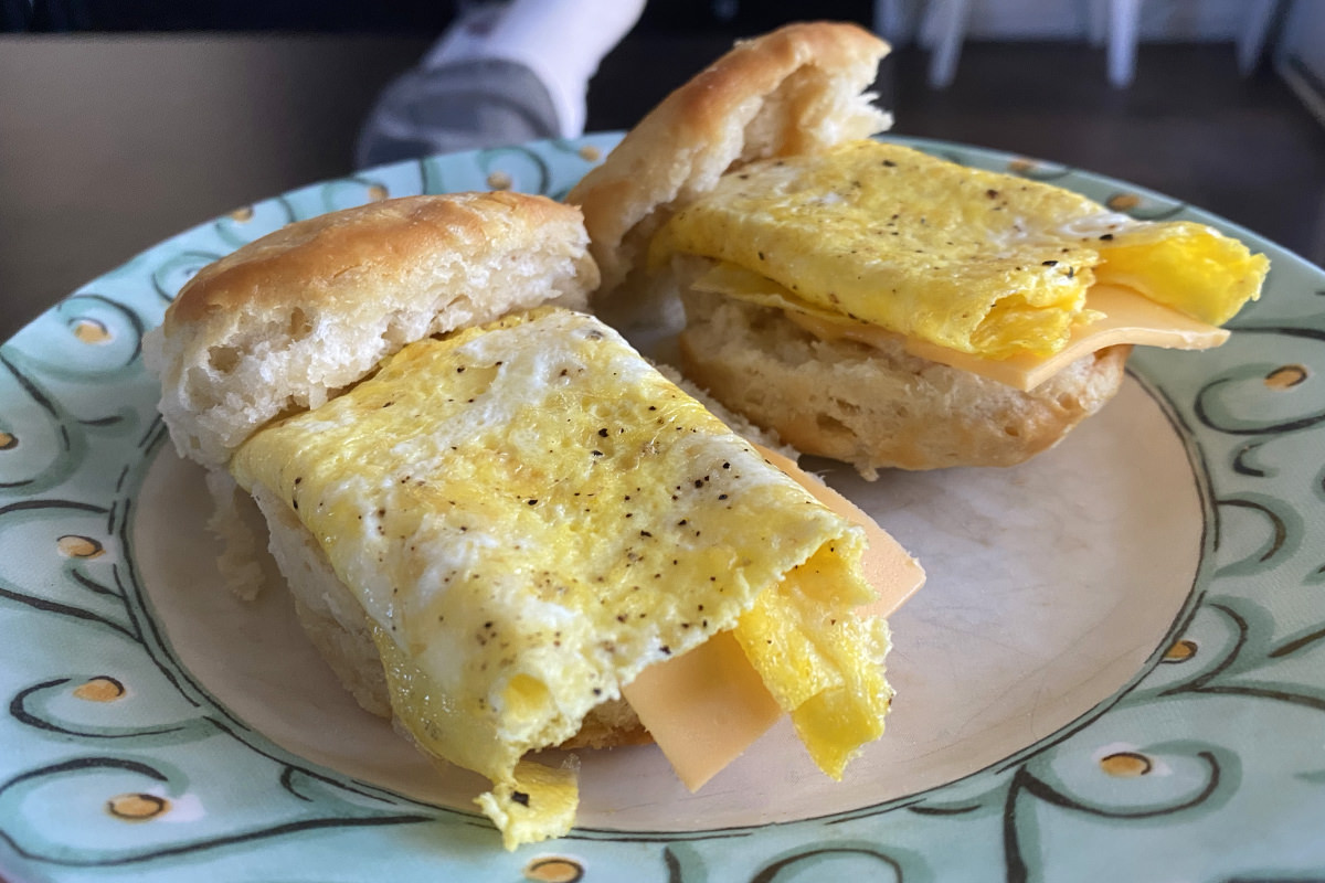 The perfect egg and cheese biscuit.