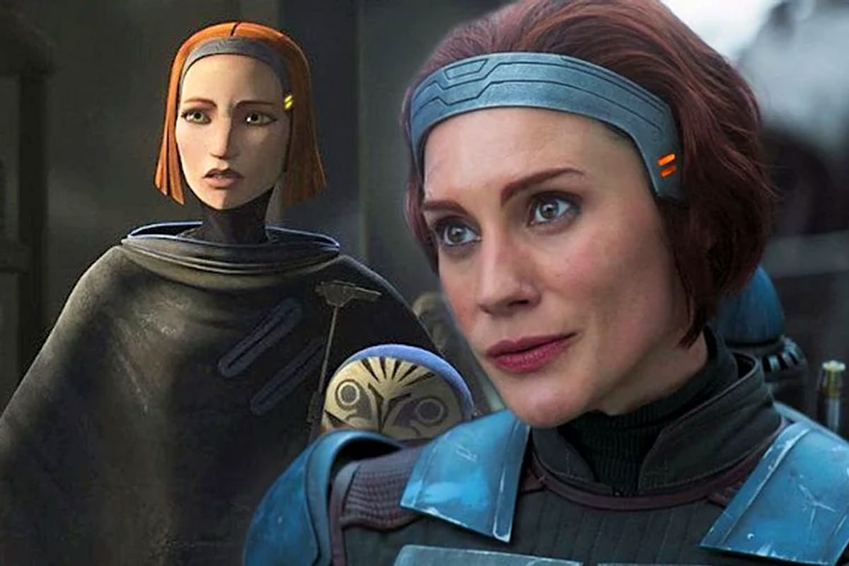 Bo Katan in animation and in live-action.