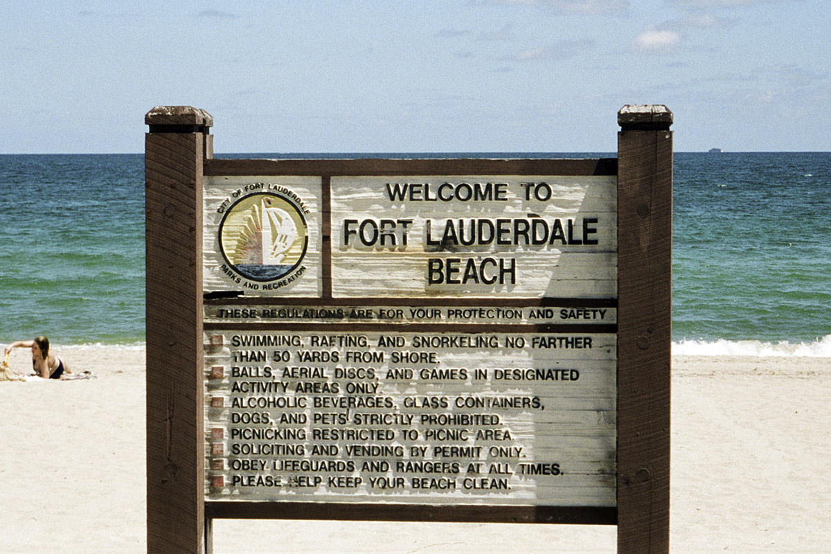 Ft. Lauderdale Beach Sign