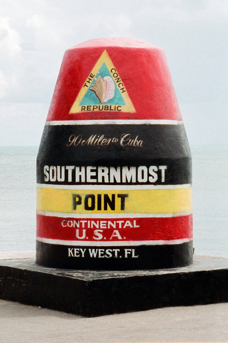 Key West Southmost Point in the Continental USA Buoy.