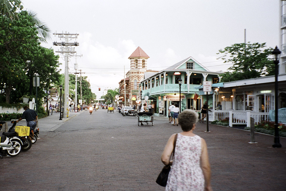 Downtown Key West.