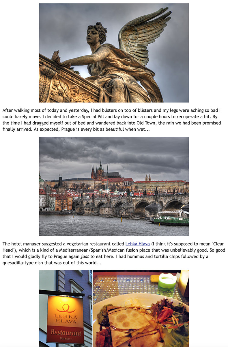 Photos of my trip to Prague on my blog.