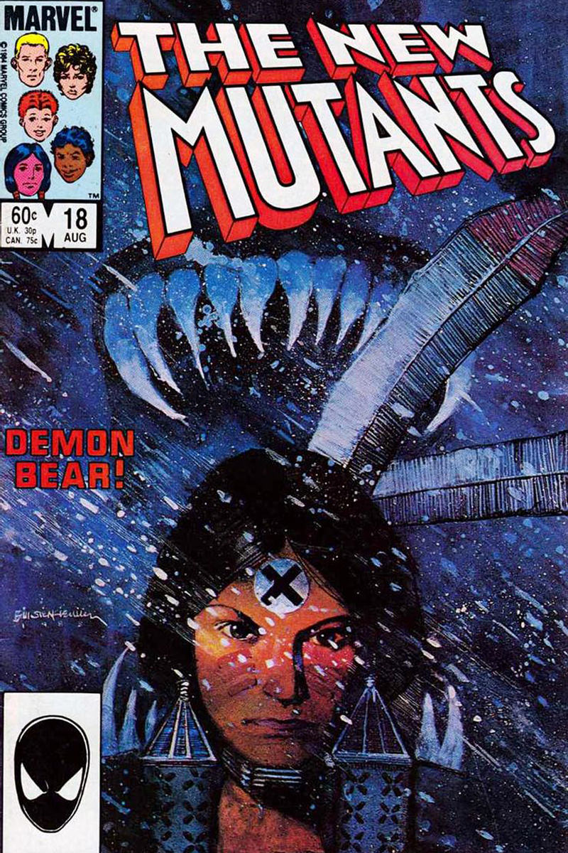 New Mutants #18 Comic Book Cover