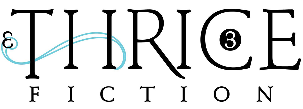 Thrice Fiction Logo Start on my Adobe Illustrator Drawing Board