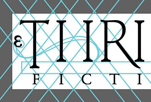 Thrice Fiction Logo Start on my Adobe Illustrator Drawing Board