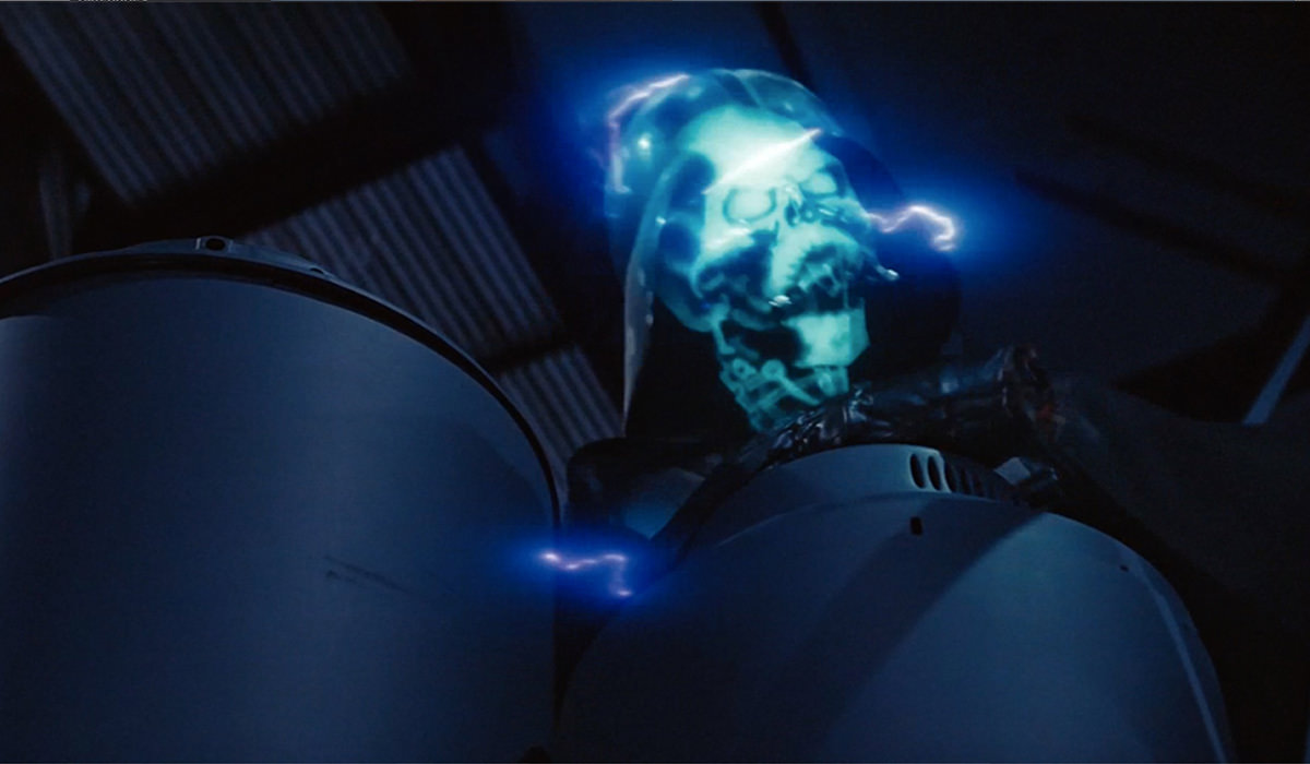Darth Vader's glowing skeleton!