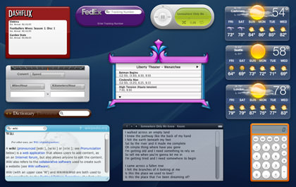 Dashwidgets