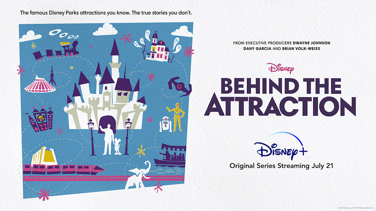 Poster for Disney+ Behind the Attraction.