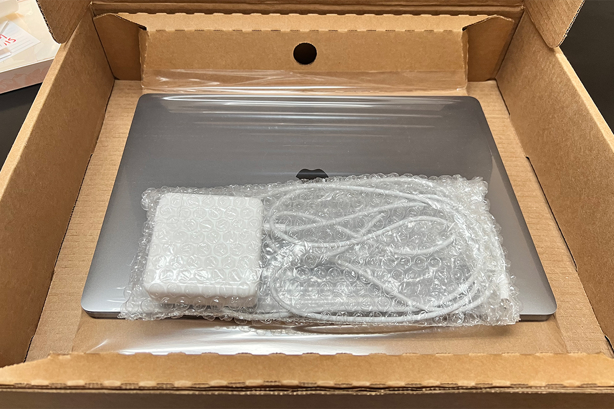 My old MacBook in a box ready to ship.