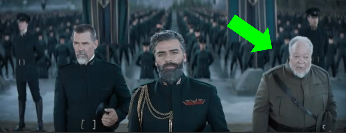 Thufir in the second Dune trailer.