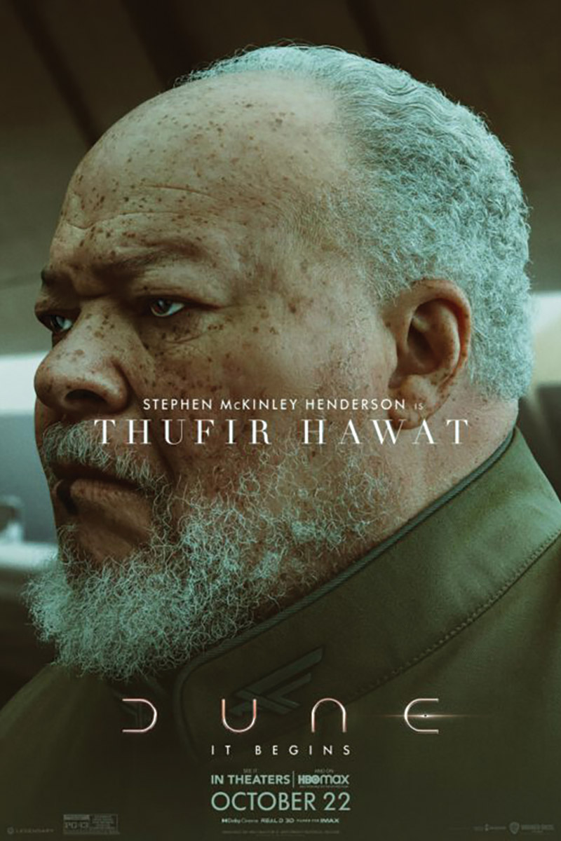 Stephen McKinley Henderson as Thufir Hawat character poster.