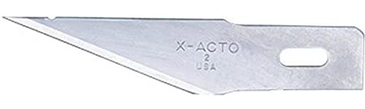 An X-ACTO Blade... Extra Sharp!