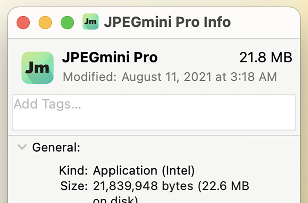 JPEG Mini is an Intel App.