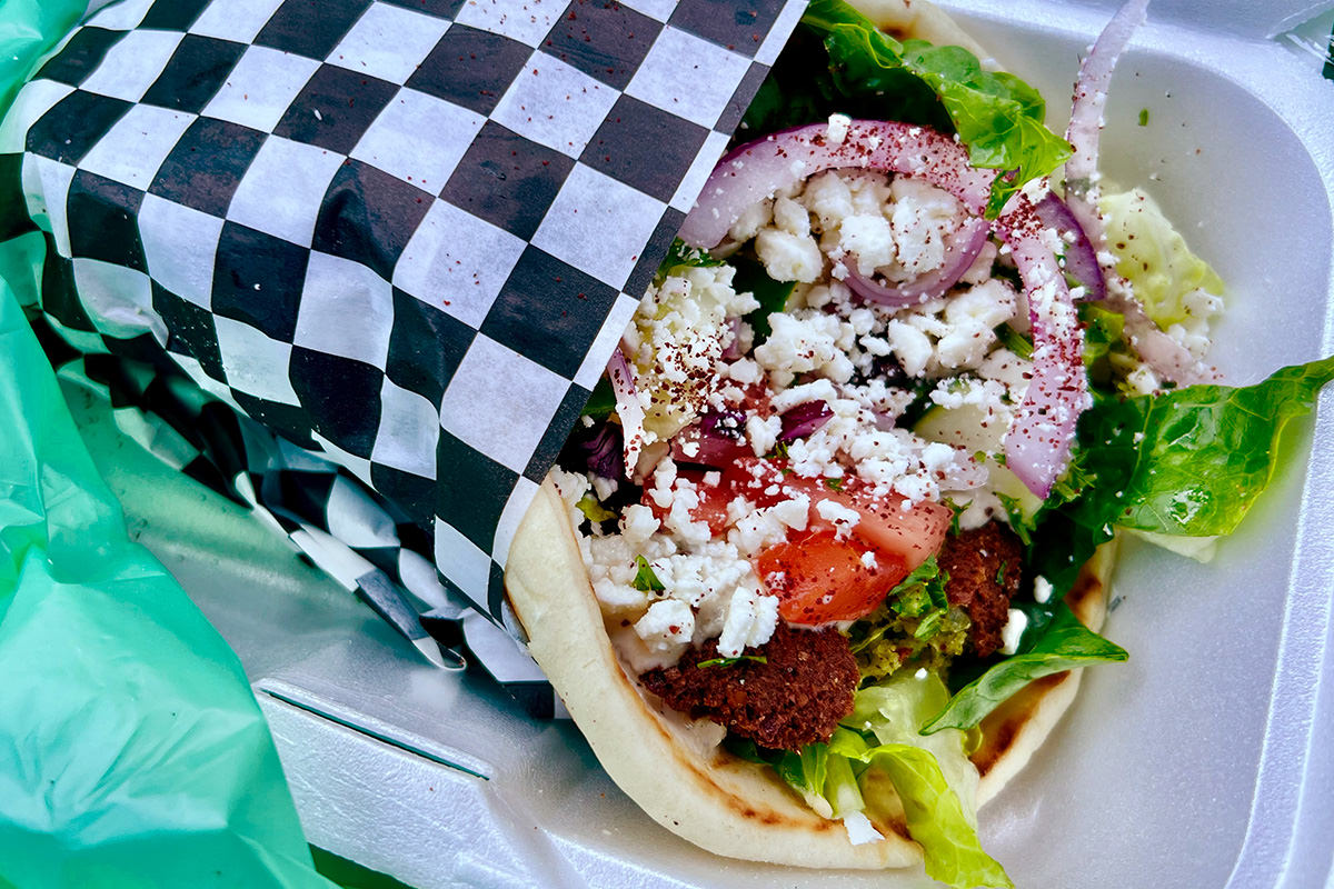 Beautiful Falafel Pita