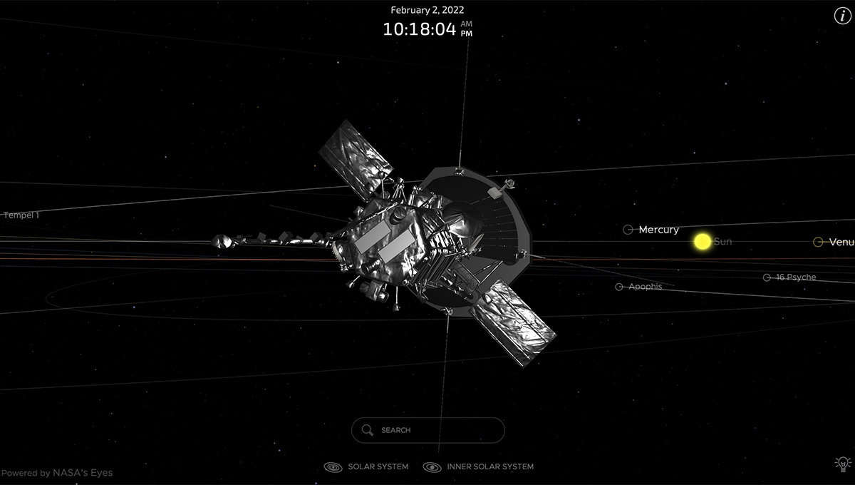 NASA EYES ON Solar System Viewer