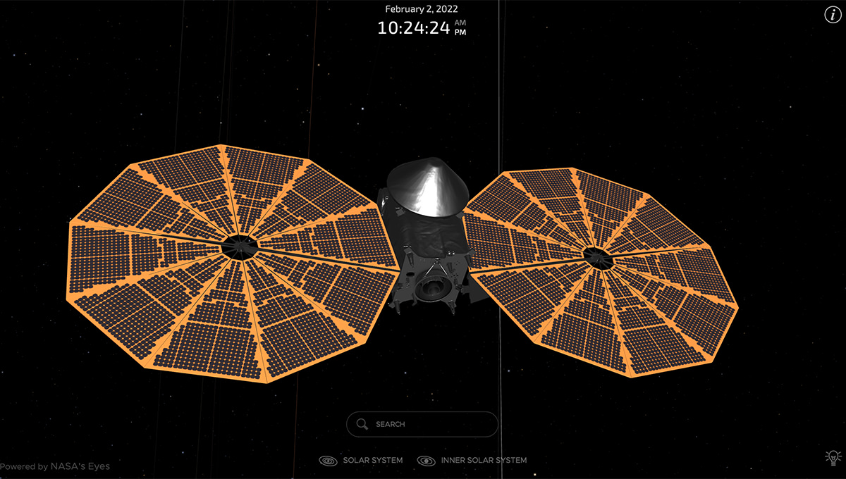 NASA EYES ON Solar System Viewer