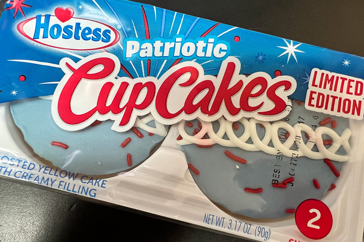 Hostess Patriotic Cupcakes