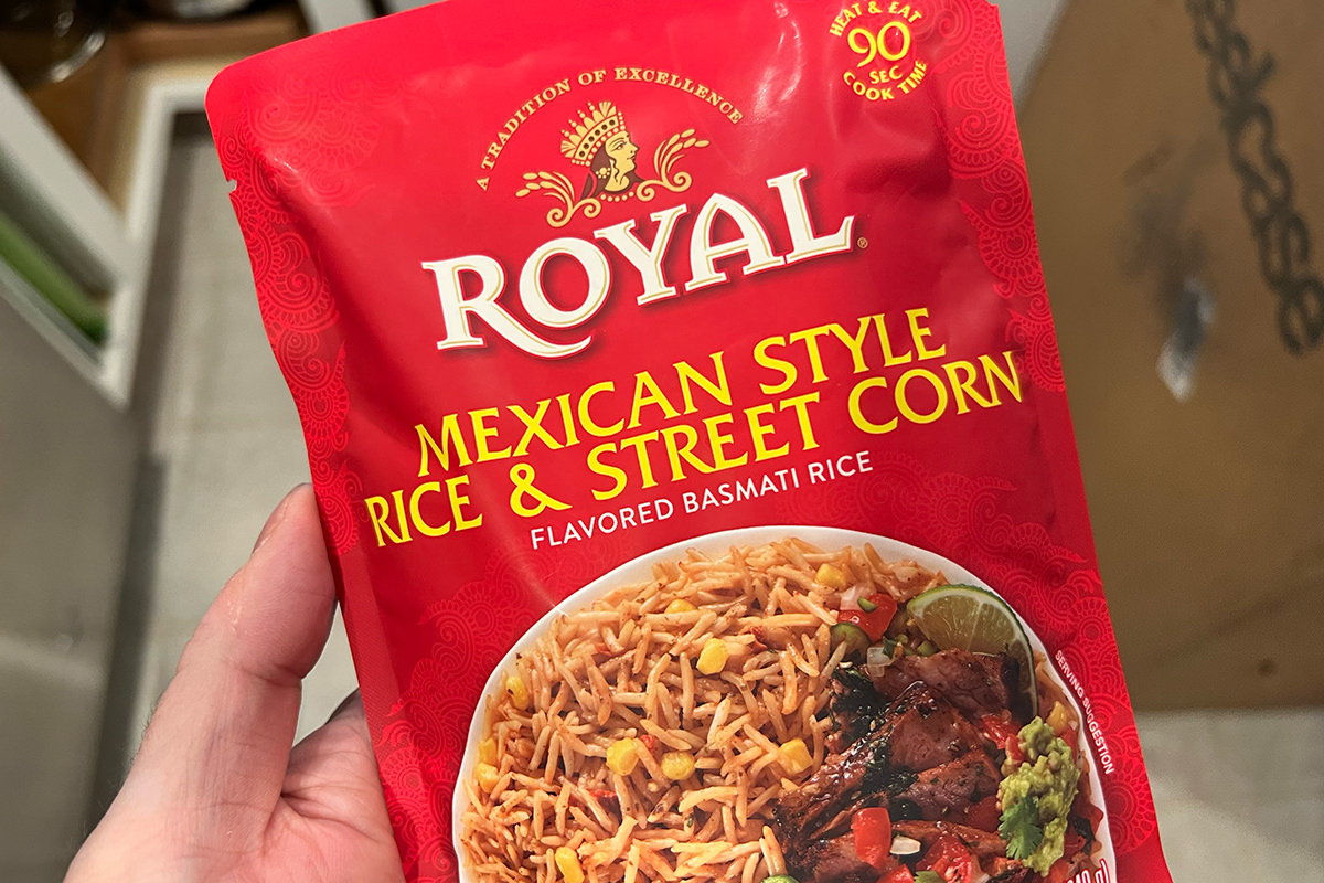 Royal Mexican Style Rice & Street Corn.