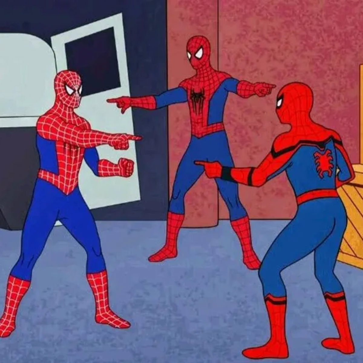 Three Spider-Men Meme