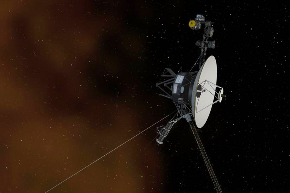 It's the Voyager 1 spacecraft!