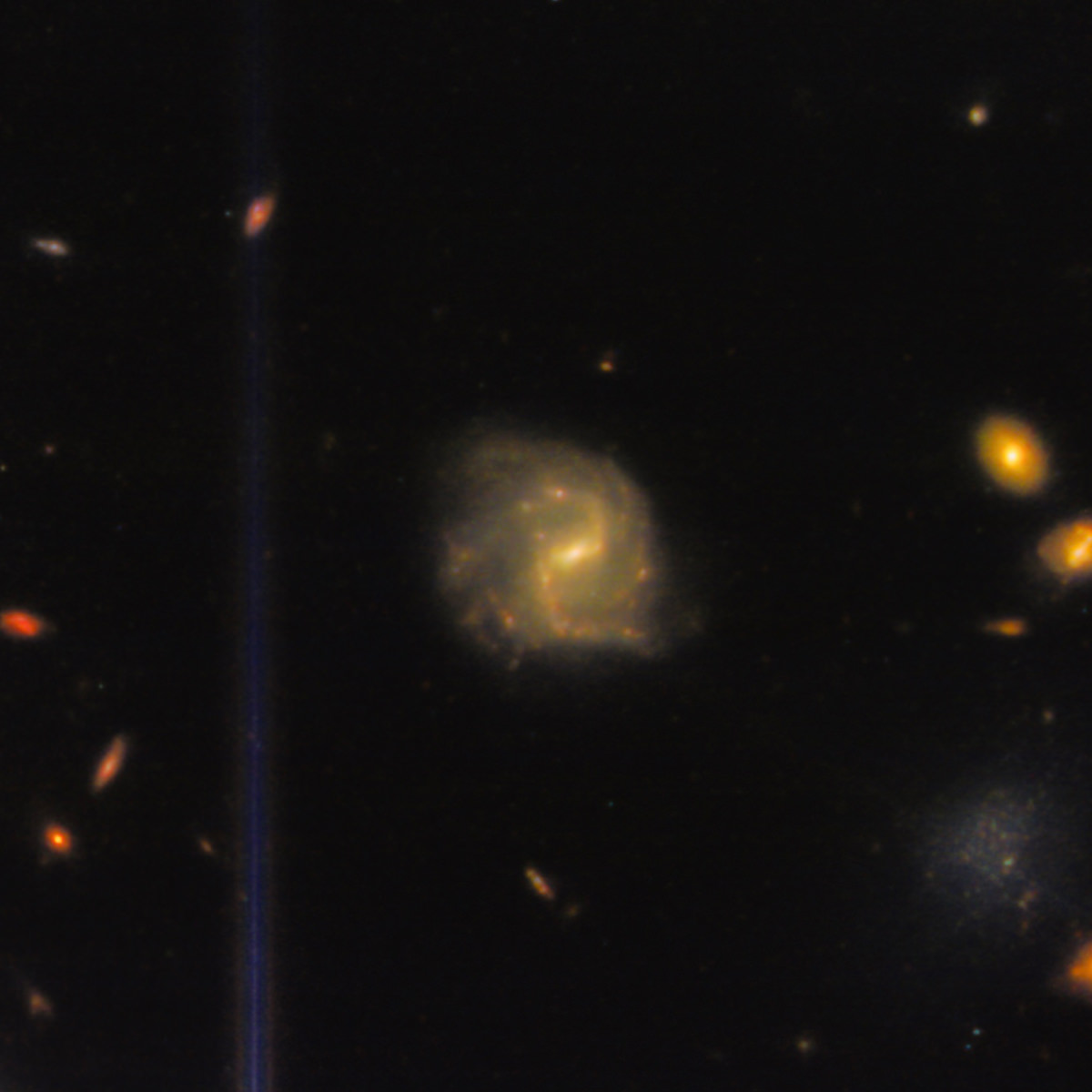 Zooming closer... more galaxies!