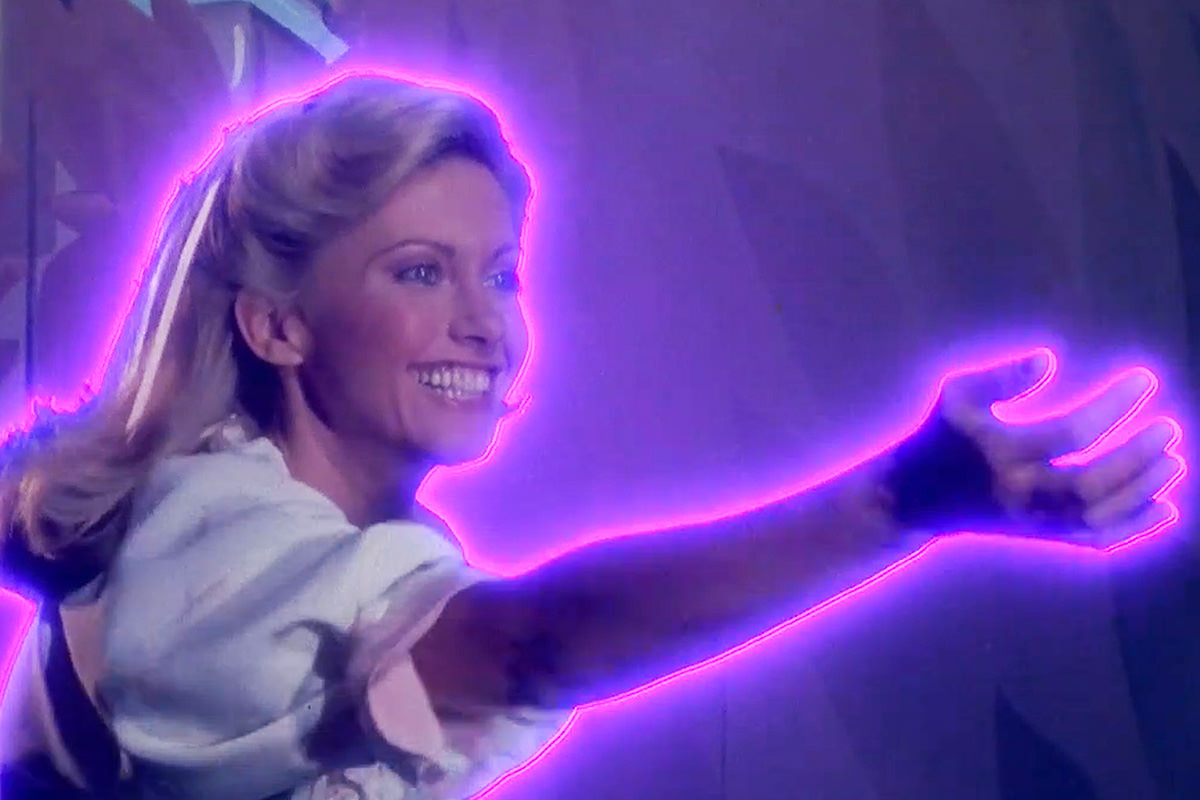 Olivia Newton-John looking amazing in Xanadu.