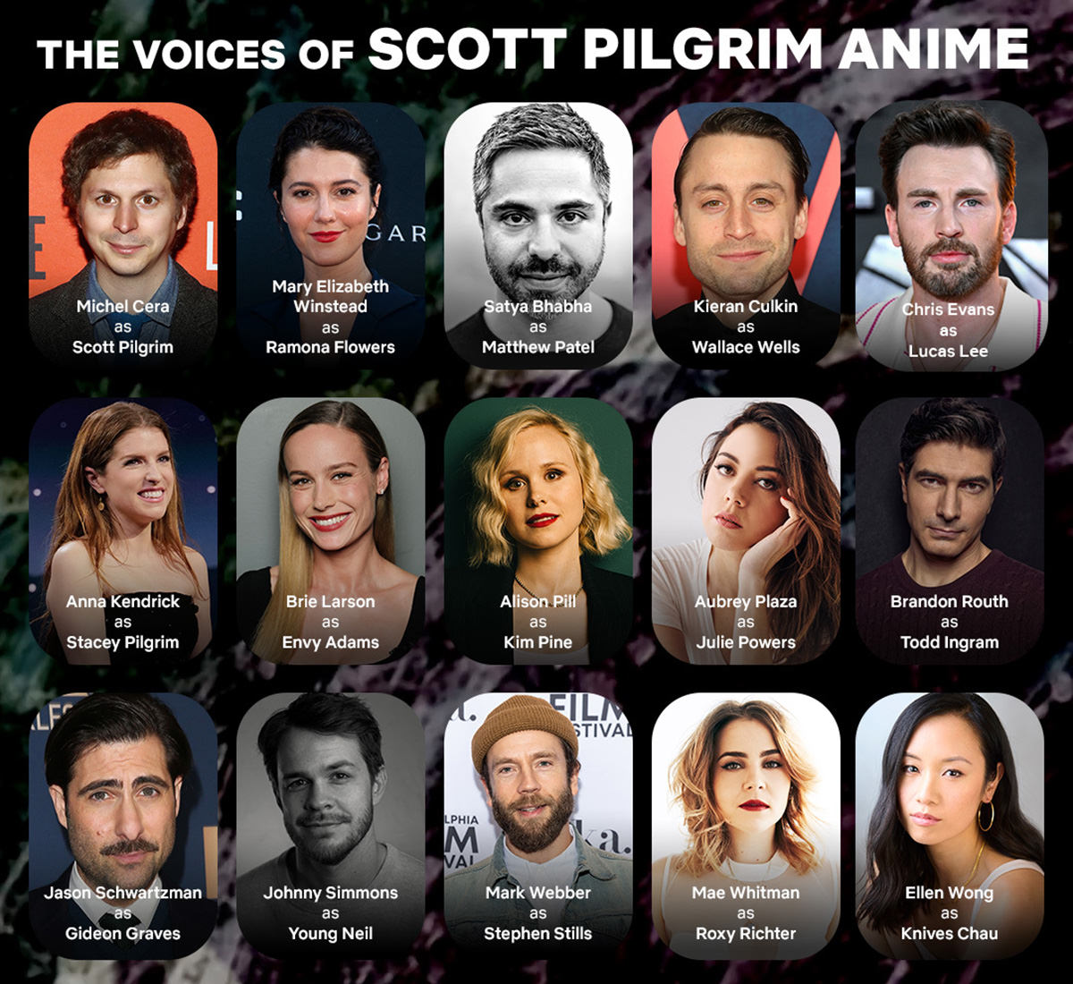 The cast of Scottt Pilgrim.