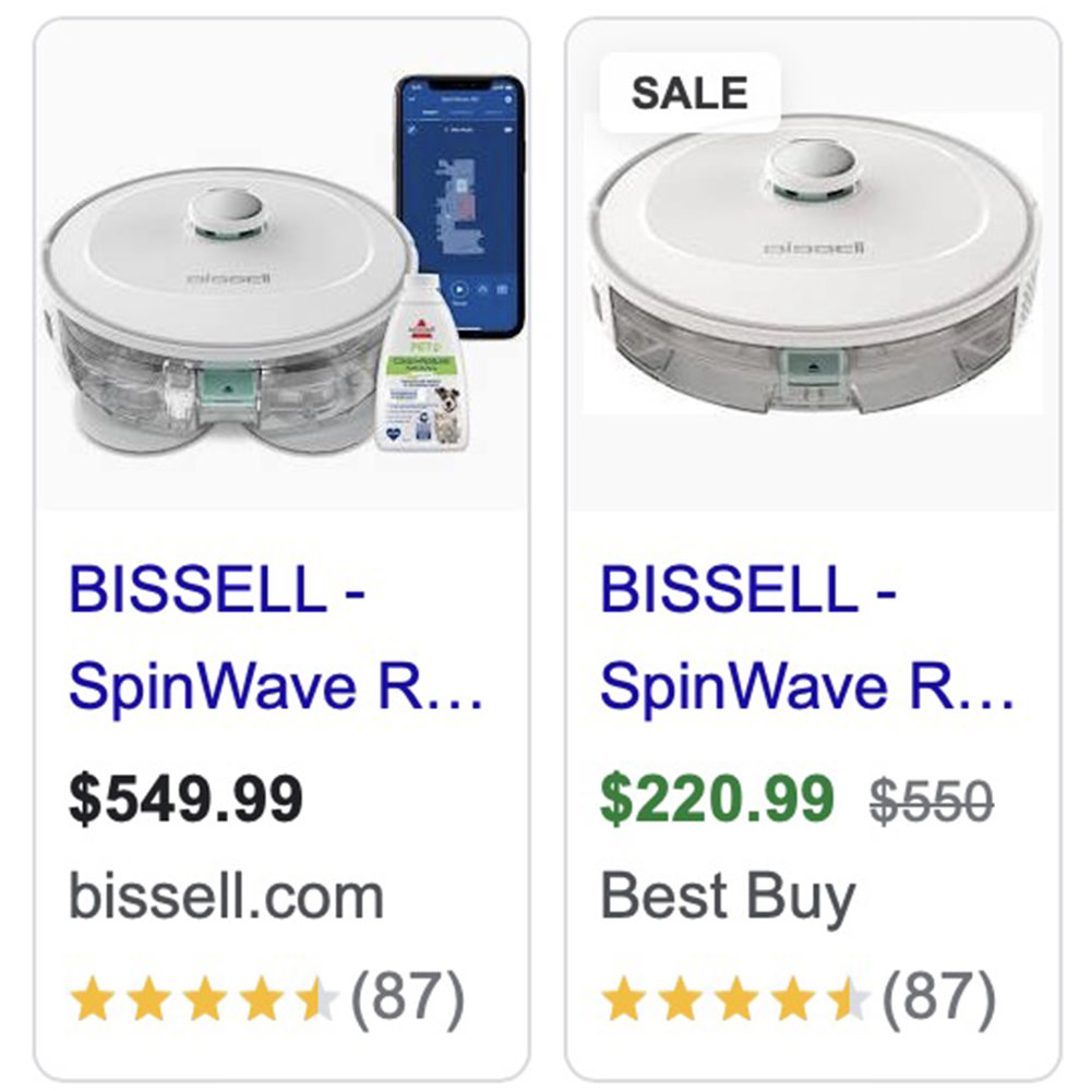 Bissell Spinwave on Closeout at Best Buy.