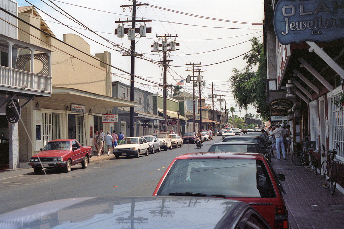 Old Lahaina Town in the late 80's