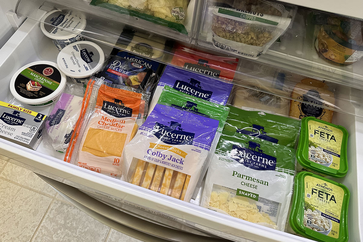 A drawer of cheese!