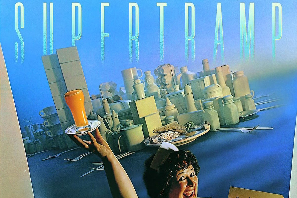 Close up of the Supertramp album cover.