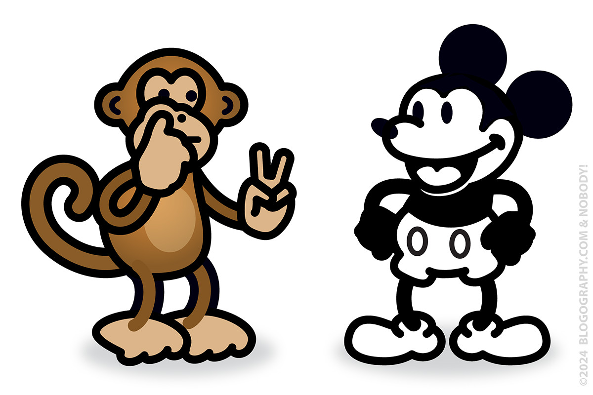 Bad Monkey and Public Domain Mickey Mouse