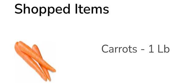 1-lb. of Carrots