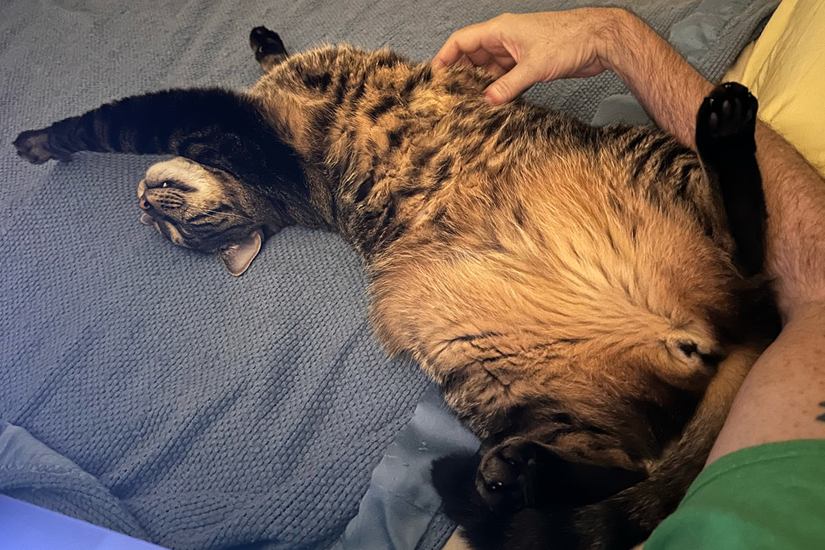 Jake next to me.