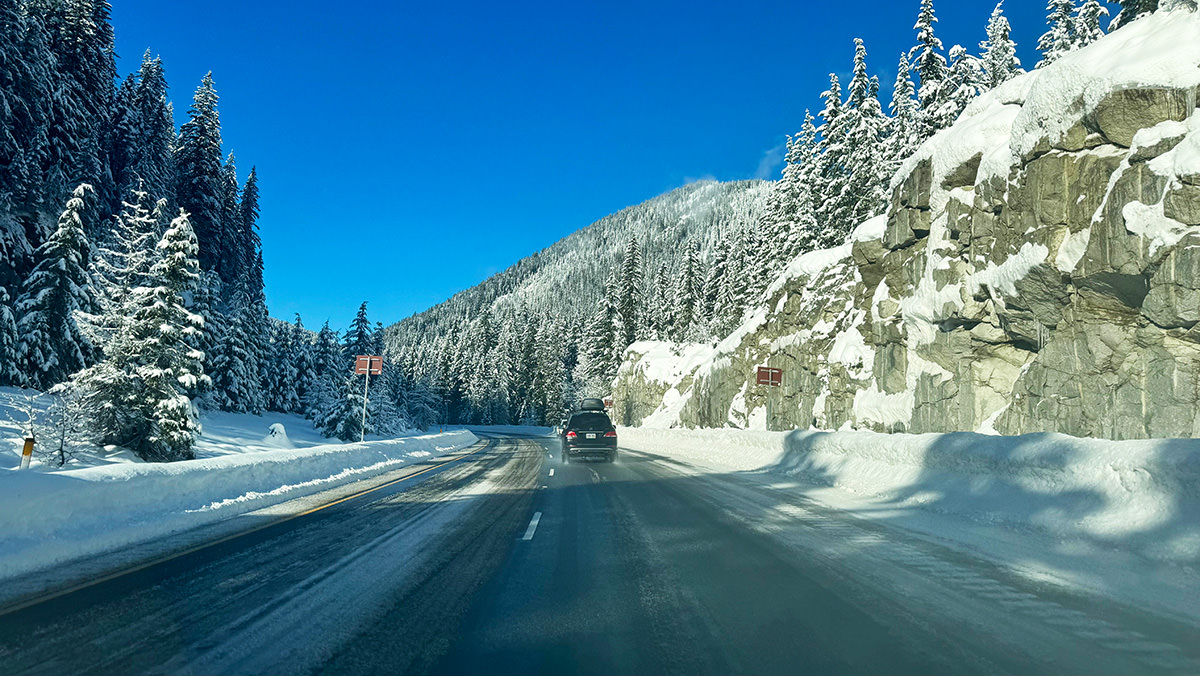 Winter Road Trip... pretty with little snow.