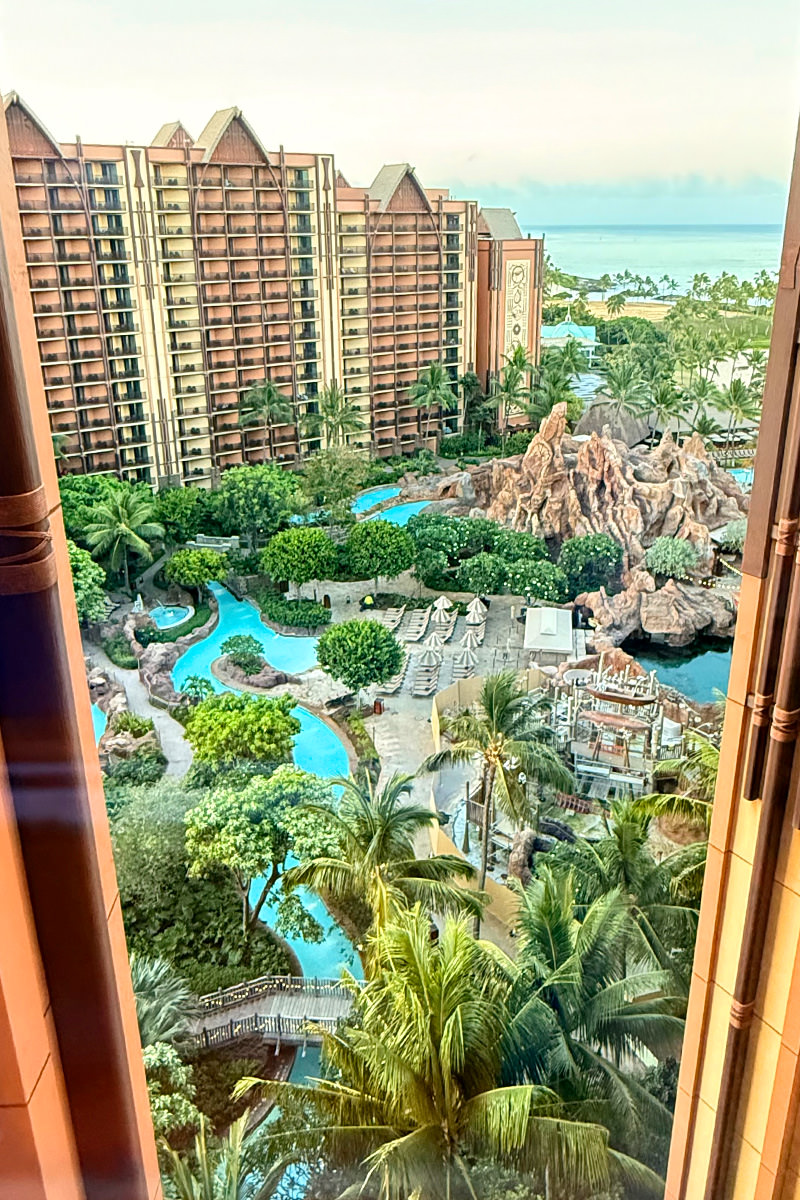 View of Aulani from the 14th Floor