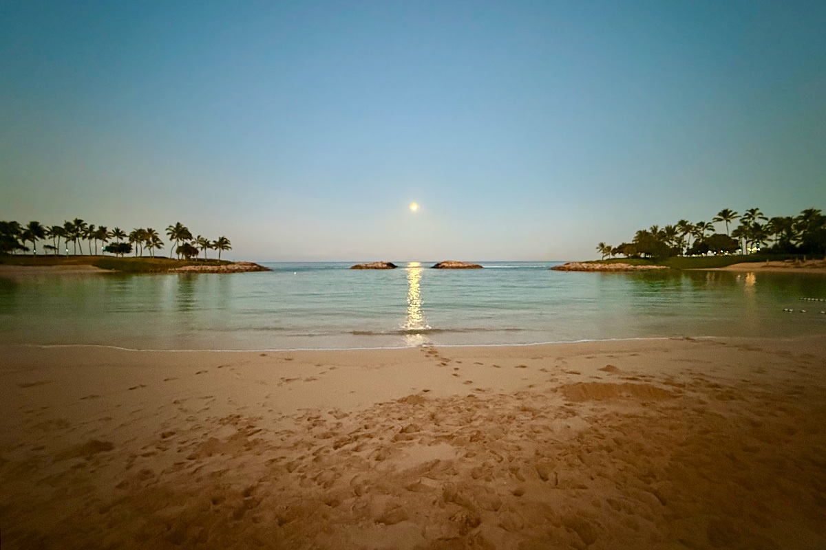 Aulani Beach Moon