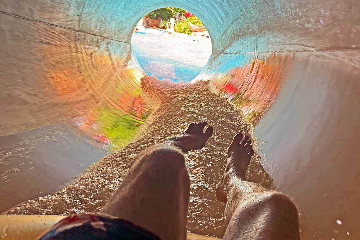 Me Through a Lava Tube!