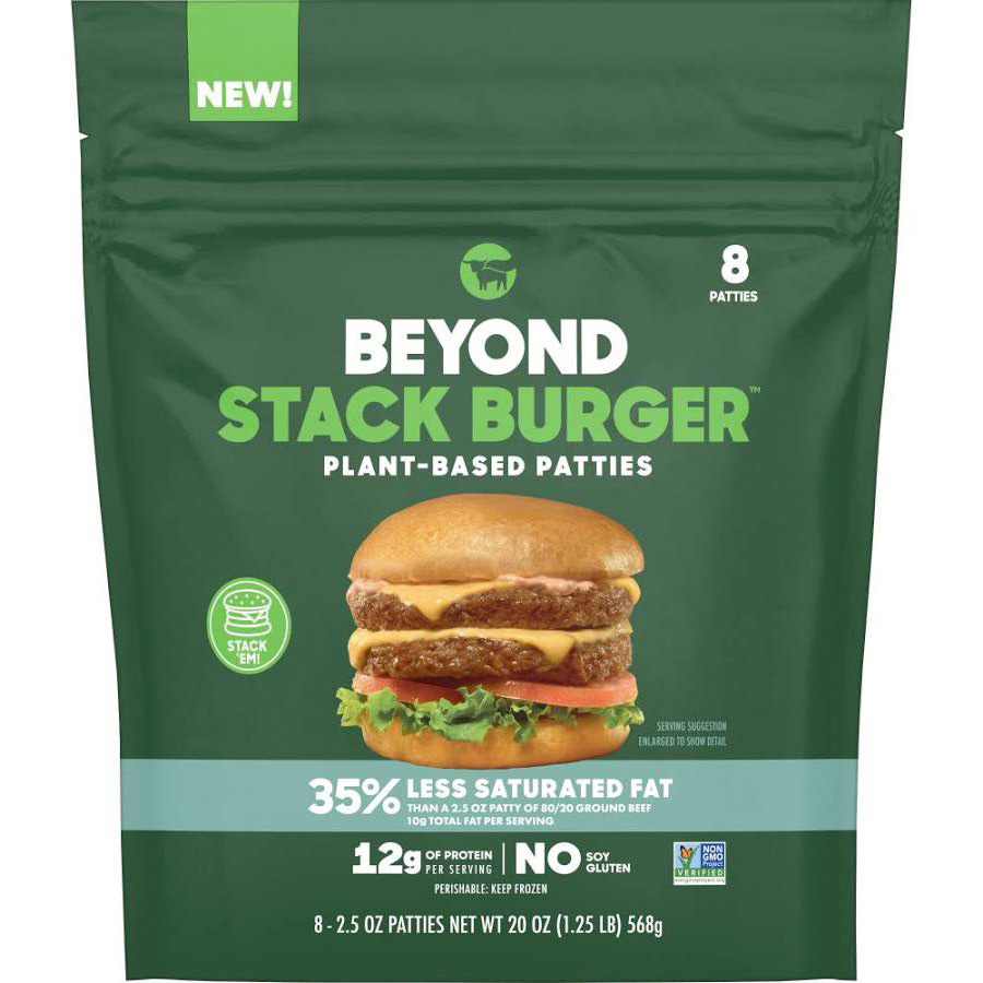 Beyond Meat Stack Burgers Package
