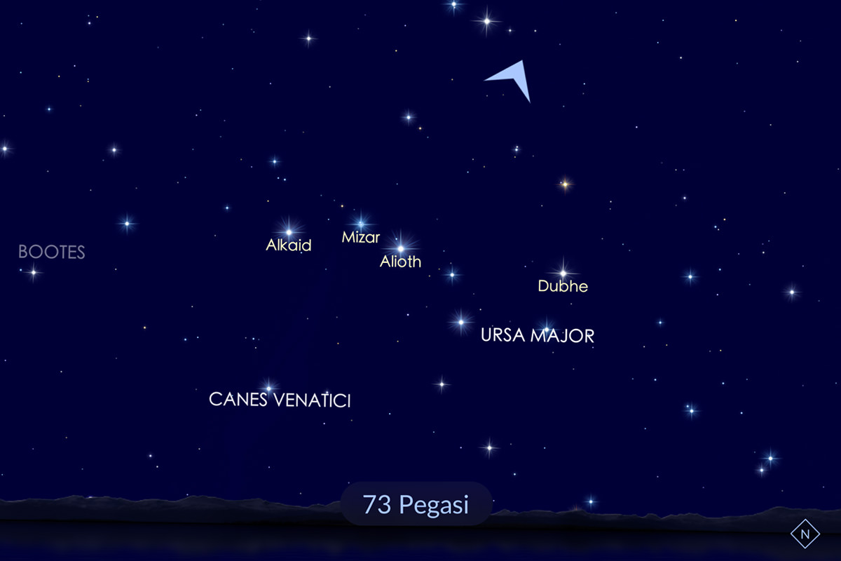 It's the Big Dipper in the StarWalk 2 app!